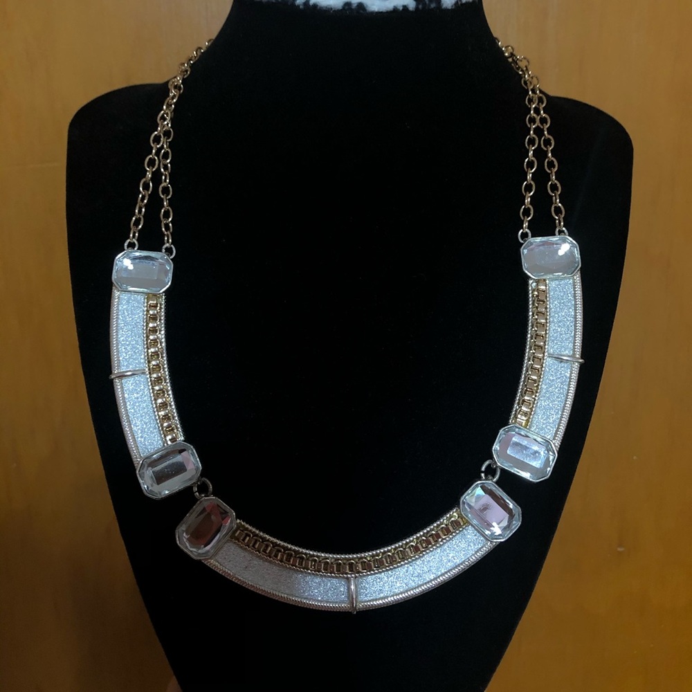 AVON Silver and Gold Necklace